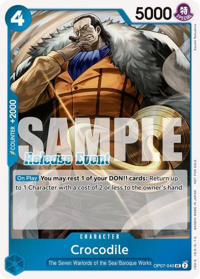Crocodile (ST15 - ST20 Release Event Winner Pack) OP07-040 One Piece Promotion Cards Card