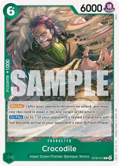 Crocodile ST30-010 Starter Deck EX: Luffy & Ace Card