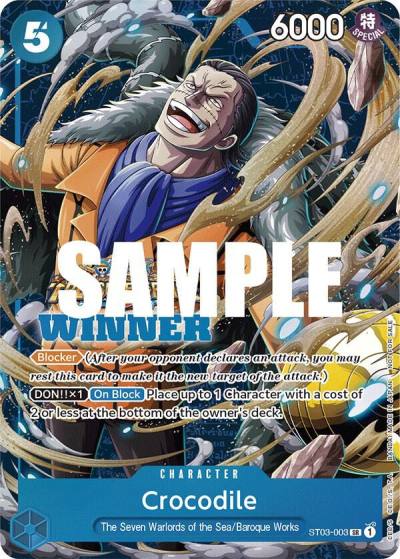 Crocodile (Winner Pack Vol. 5) ST03-003 One Piece Promotion Cards Card