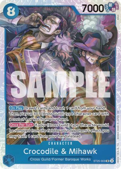 Crocodile & Mihawk ST25-003 Starter Deck 25: BLUE Buggy Card