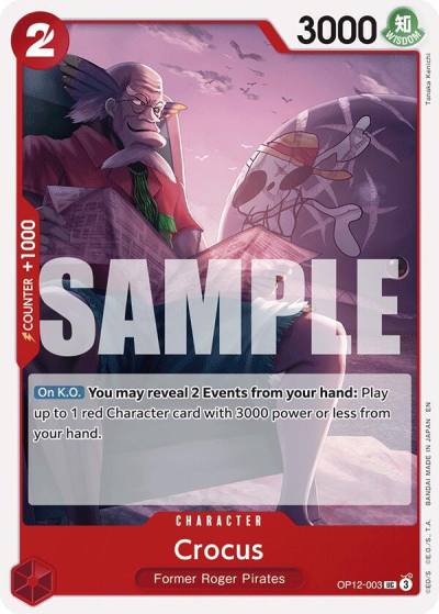 Crocus OP12-003 Legacy of the Master Card