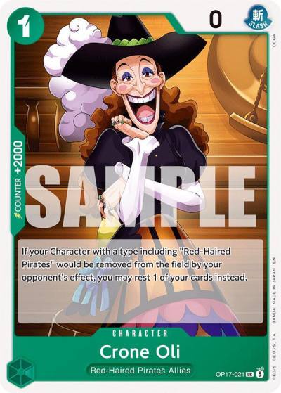Crone Oil OP17-021 The World's Strongest Warriors Card