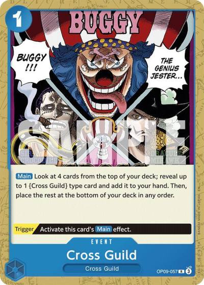 Cross Guild (Reprint) OP09-057 Starter Deck 25: BLUE Buggy Card