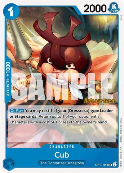 Cub OP10-044 Royal Blood Release Event Cards Card