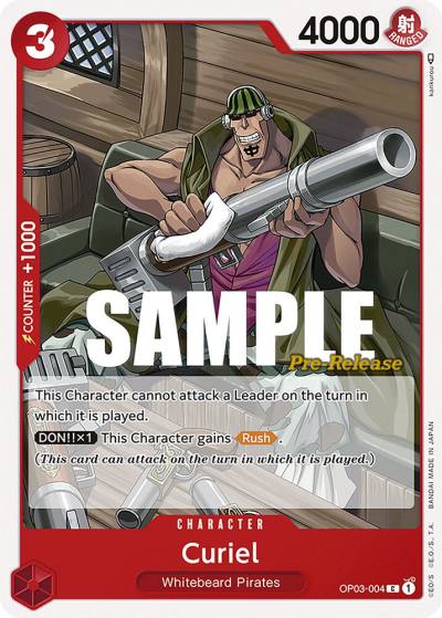 Curiel OP03-004 Pillars of Strength Pre-Release Cards Card