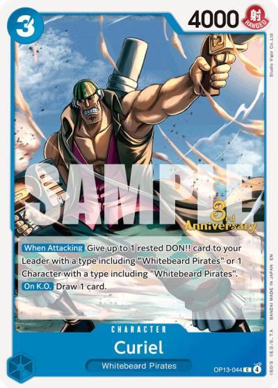 Curiel OP13-044 Carrying On His Will: 3rd Anniversary Tournament Cards Card