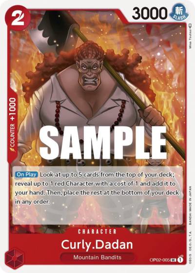 Curly.Dadan OP02-005 Paramount War Card