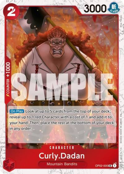 Curly.Dadan (Pirate Foil) OP02-005 Premium Booster -The Best- Vol. 2 Card