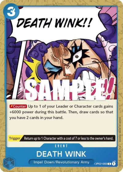 DEATH WINK OP02-069 Paramount War Card