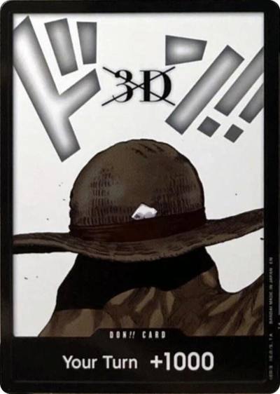 DON!! Card (3D) (Double Pack Set Vol. 8) Legacy of the Master Card
