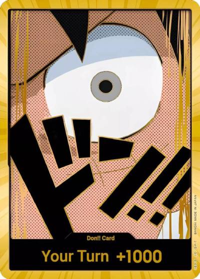 DON!! Card (Luffy) (Gold) Premium Booster -The Best- Card