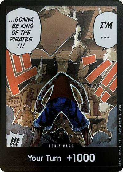 DON!! Card (Luffy vs. Crocodile) (Devil Fruits Collection Vol. 1) One Piece Promotion Cards Card