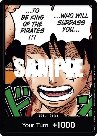 DON!! Card (Monkey.D.Luffy) (1st Anniversary DON!! Card Pack) One Piece Promotion Cards Card