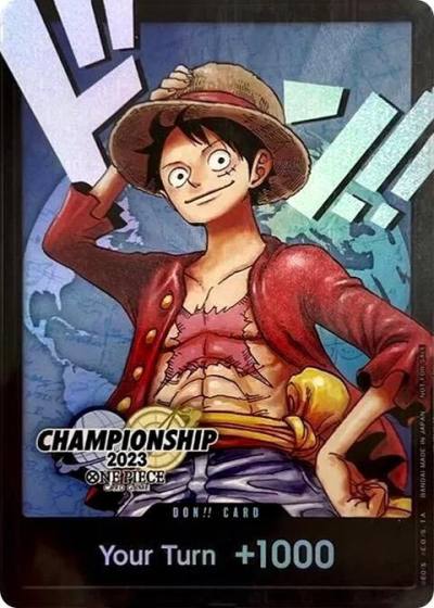 DON!! Card (Monkey.D.Luffy) (2023 World Championship Finals) One Piece Promotion Cards Card