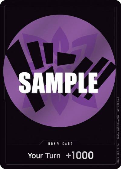 DON!! Card (Purple) One Piece Promotion Cards Card