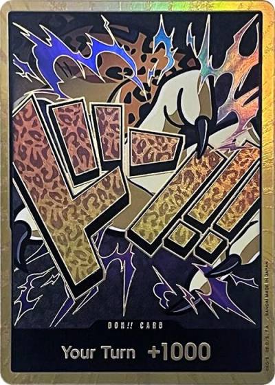 DON!! Card (Rob Lucci) (Gold) Premium Booster -The Best- Card