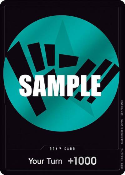 DON!! Card (Teal) One Piece Promotion Cards Card