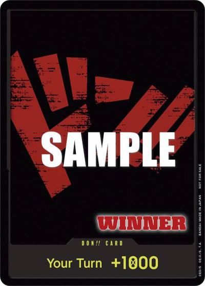 DON!! Card (Tournament Pack Vol. 2) [Winner]  One Piece Promotion Cards Card