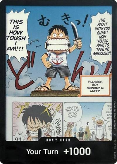 DON!! Card (Young Luffy) (Devil Fruits Collection Vol. 1) One Piece Promotion Cards Card