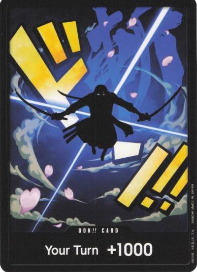 DON!! Card (Zoro) Premium Booster -The Best- Card