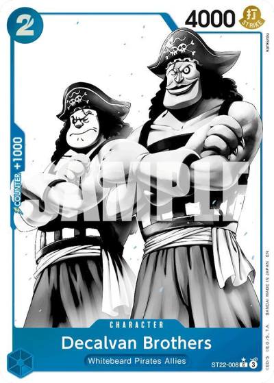 Decalvan Brothers (Parallel) ST22-008 Starter Deck 22: Ace & Newgate Card