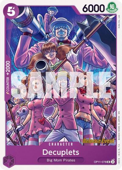Decuplets OP11-078 A Fist of Divine Speed Release Event Cards Card