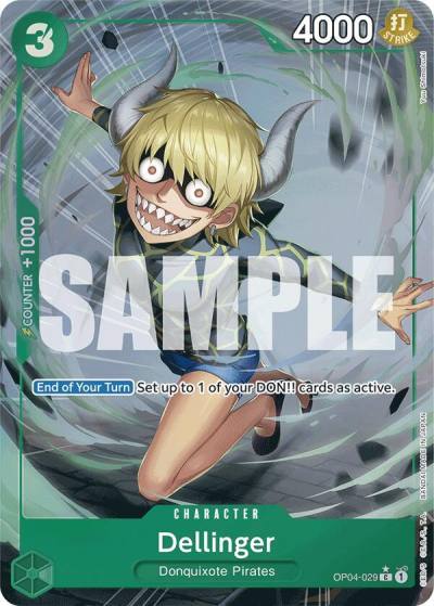 Dellinger (Full Art) OP04-029 Premium Booster -The Best- Card