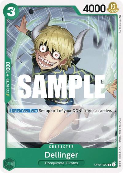 Dellinger OP04-029 Kingdoms of Intrigue Card