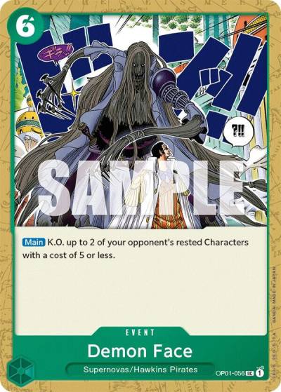 Demon Face OP01-056 Romance Dawn Card