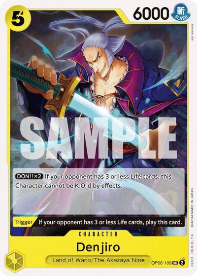 Denjiro OP06-109 Wings of the Captain Card