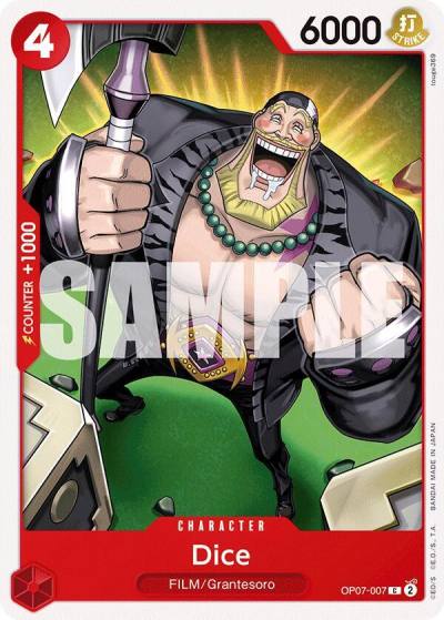 Dice OP07-007 500 Years in the Future Card