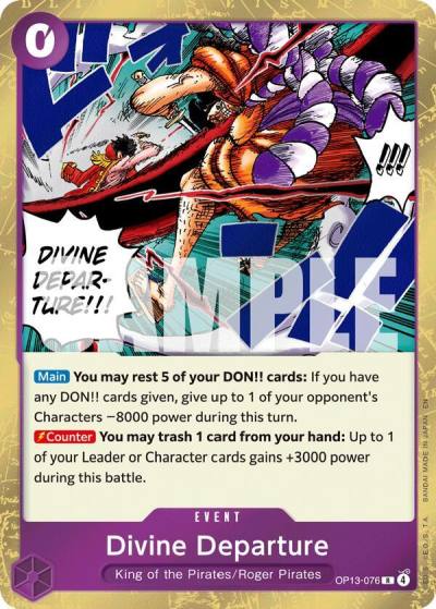 Divine Departure OP13-076 Carrying On His Will Card