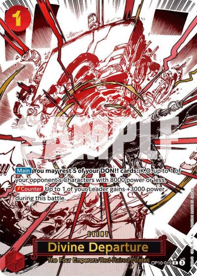 Divine Departure (Parallel) OP10-019 Royal Blood Card
