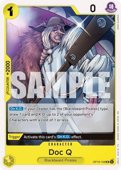 Doc Q OP16-109 The Time of Battle Card