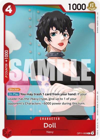 Doll OP11-008 A Fist of Divine Speed Card