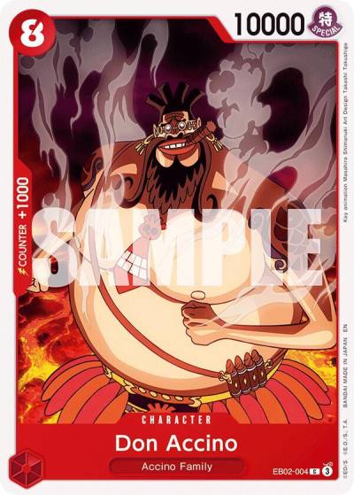 Don Accino EB02-004 Extra Booster: Anime 25th Collection Card
