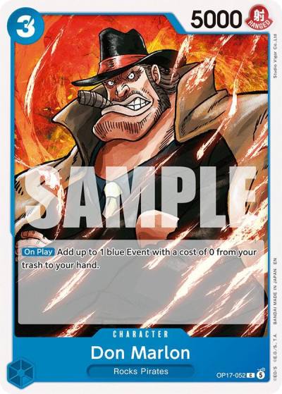 Don Marlon OP17-052 The World's Strongest Warriors Card