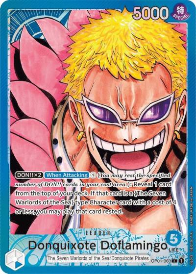 Donquixote Doflamingo (060) (Parallel) OP01-060 Romance Dawn Card