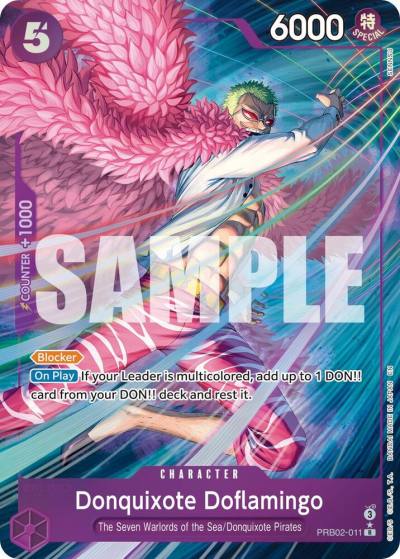 Donquixote Doflamingo (Alternate Art) PRB02-011 Premium Booster -The Best- Vol. 2 Card