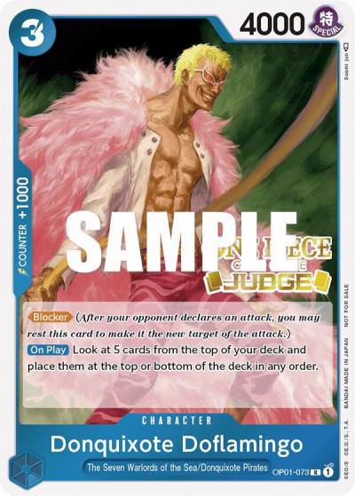 Donquixote Doflamingo (Judge) OP01-073 One Piece Promotion Cards Card