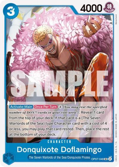 Donquixote Doflamingo OP07-048 500 Years in the Future Card