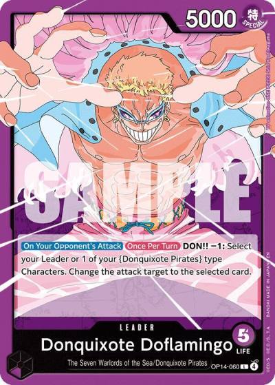 Donquixote Doflamingo - OP14-060 OP14-060 The Azure Sea's Seven Card