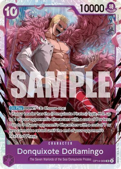 Donquixote Doflamingo - OP14-069 OP14-069 The Azure Sea's Seven Card