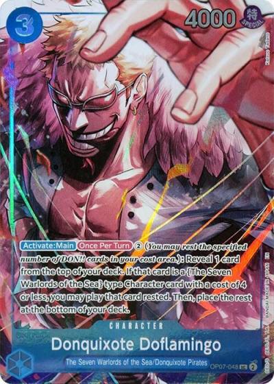 Donquixote Doflamingo (Seven Warlords of the Sea Binder Set) OP07-048 One Piece Promotion Cards Card
