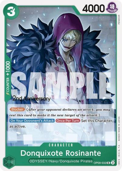 Donquixote Rosinante (032) OP09-032 Emperors in the New World: 2nd Anniversary Tournament Cards Card