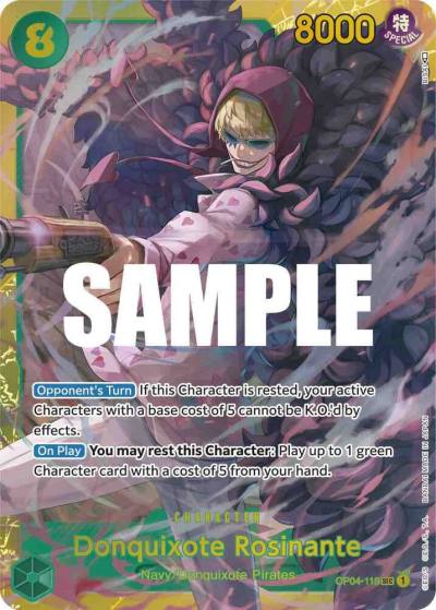 Donquixote Rosinante OP04-119 Kingdoms of Intrigue Card