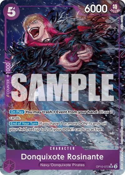 Donquixote Rosinante (Parallel) OP10-072 Royal Blood Card