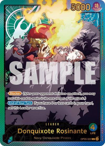 Donquixote Rosinante (SP) OP05-022 Extra Booster: Anime 25th Collection Card