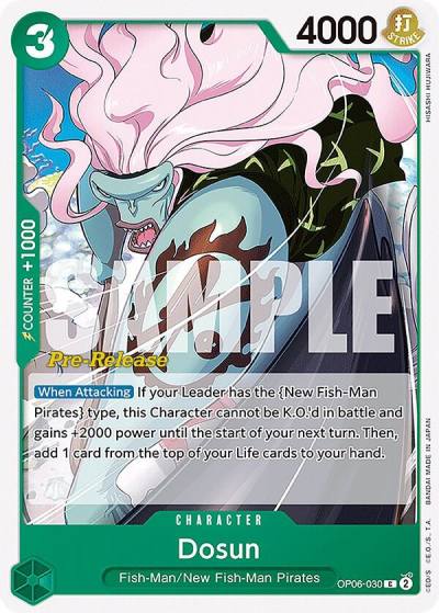 Dosun OP06-030 Wings of the Captain Pre-Release Cards Card