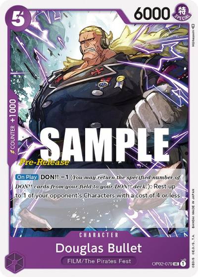 Douglas Bullet OP02-079 Paramount War Pre-Release Cards Card